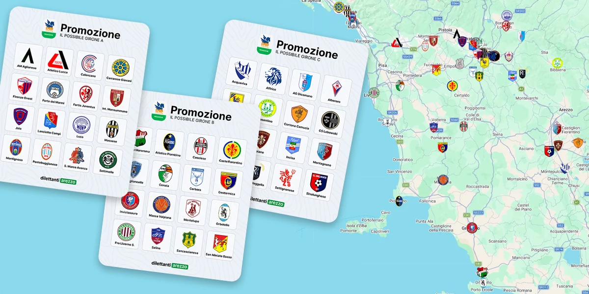 Gironi di Promozione 2026/2027: con chi saranno le aretine? Le nostre ipotesi!